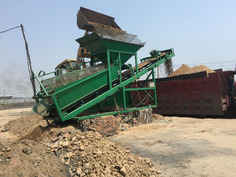 滾動式篩沙機